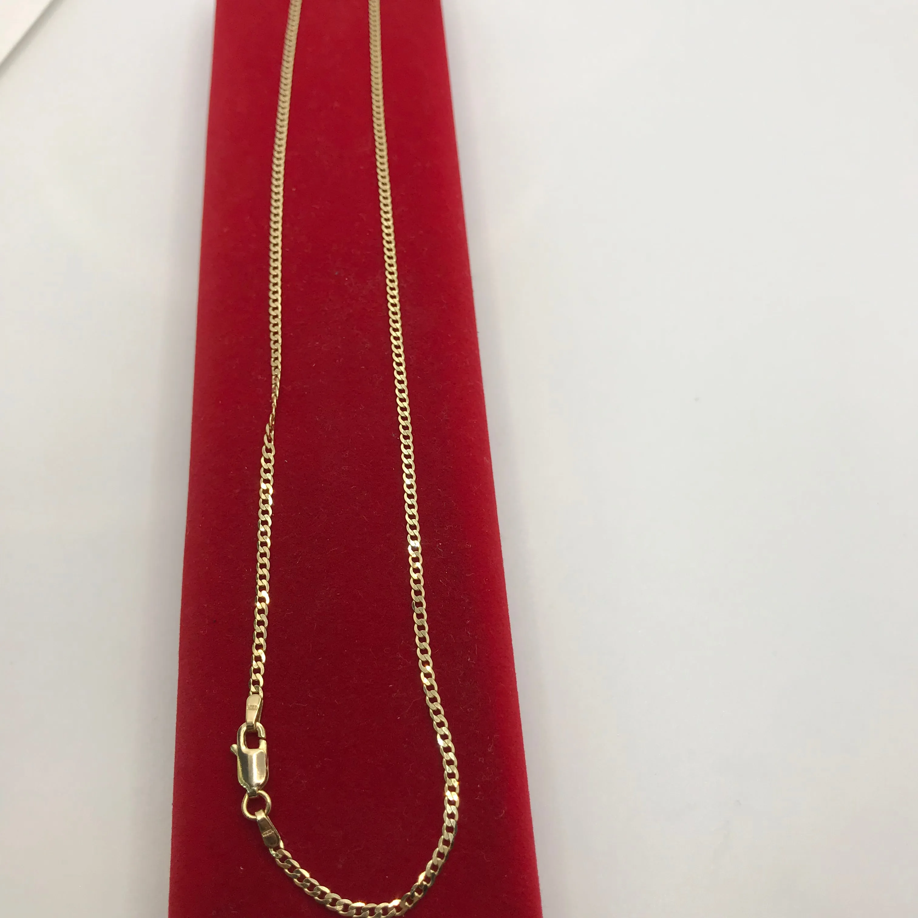 10k gold curb chain