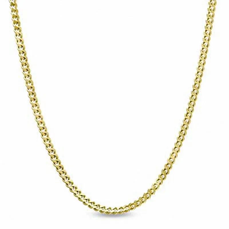 10k gold curb chain