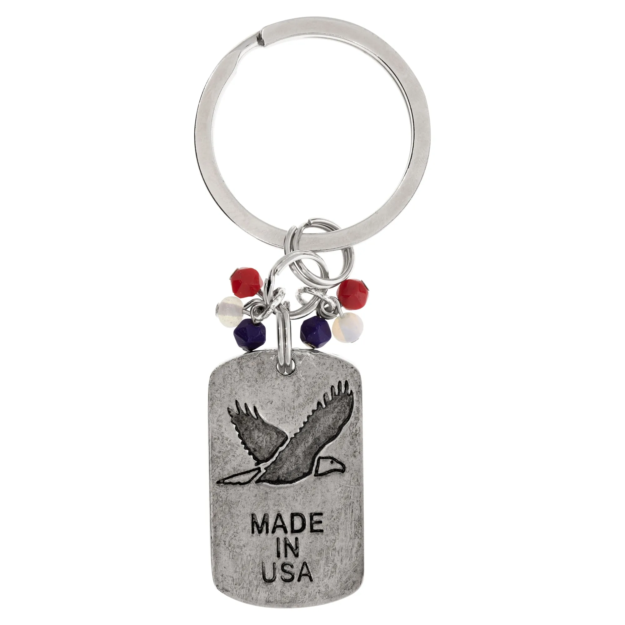 1928 Jewelry American Flag Made In USA & Eagle Keychain