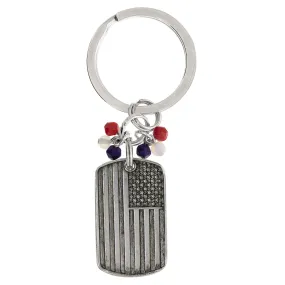 1928 Jewelry American Flag Made In USA & Eagle Keychain