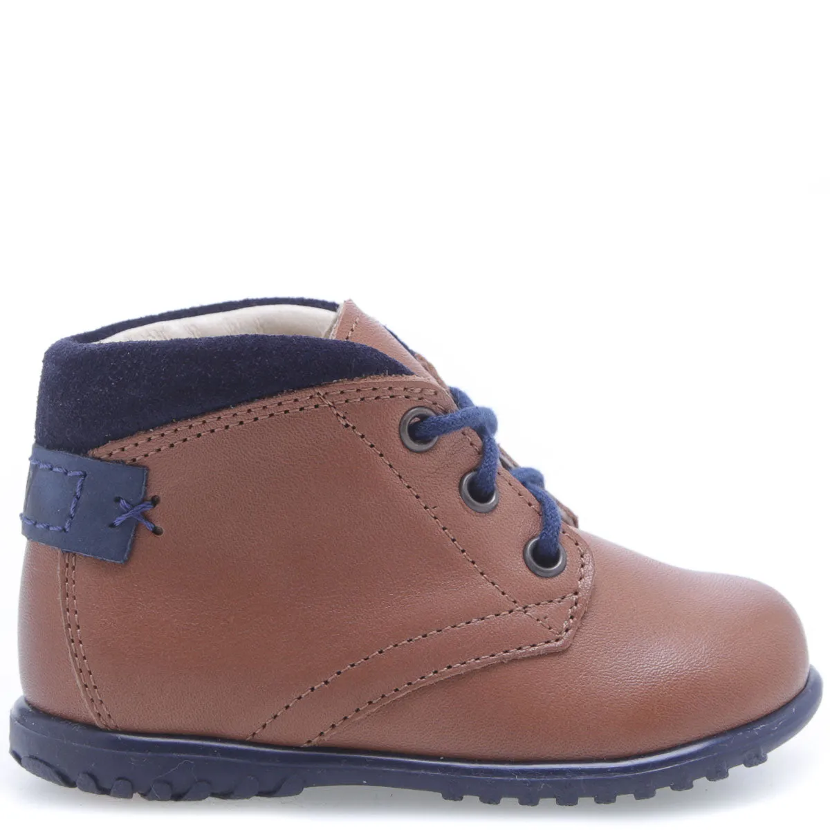 (2440-28) Emel Brown first shoes