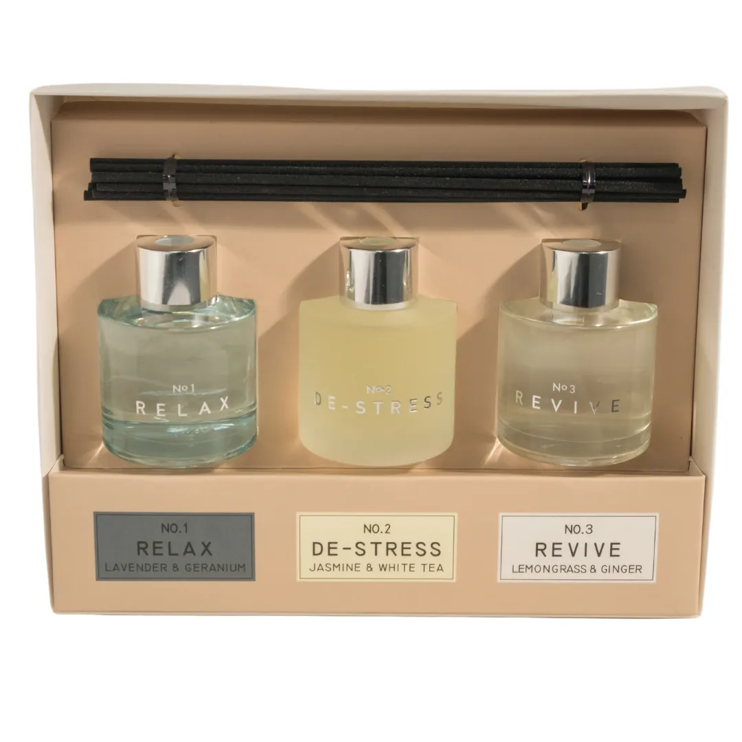 3 Pack Reed Diffuser Set