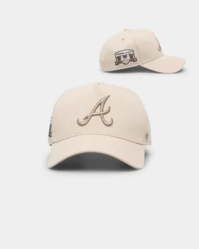 47 Brand Atlanta Braves 'Caramel Swirl' Sure Shot TT Cotton MVP Snapback Natural/Khaki