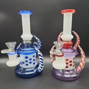 7.5 Mini Horned Polka Dot Water Pipe