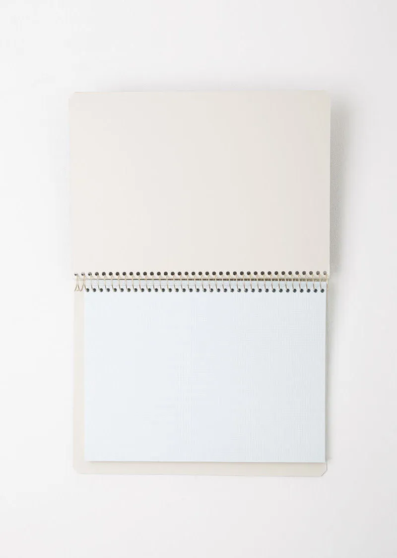 A5 Pressed Cotton Notebook