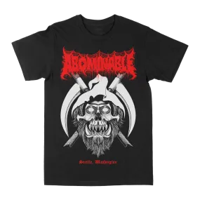 Abominable Electronics "Black Metal Yeti" Black T-Shirt