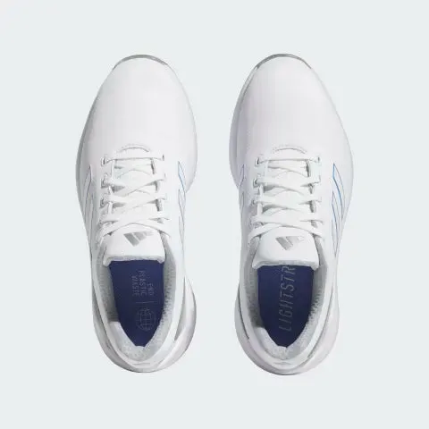 Adidas Chaussures de golf Femme ZG23 Blanche/Bleu