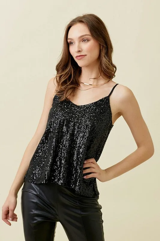 Adjustable Sequin Cami