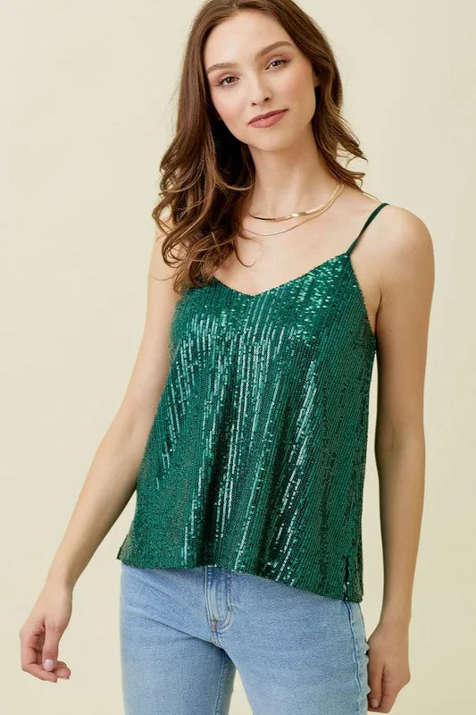 Adjustable Sequin Cami