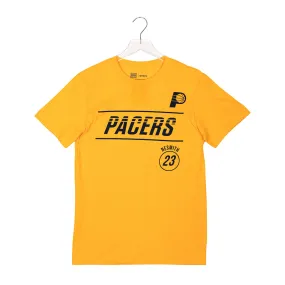 Adult Indiana Pacers #23 Aaron Nesmith Rhythm Statement Name and Number T-shirt in Gold by Pacers Team Store