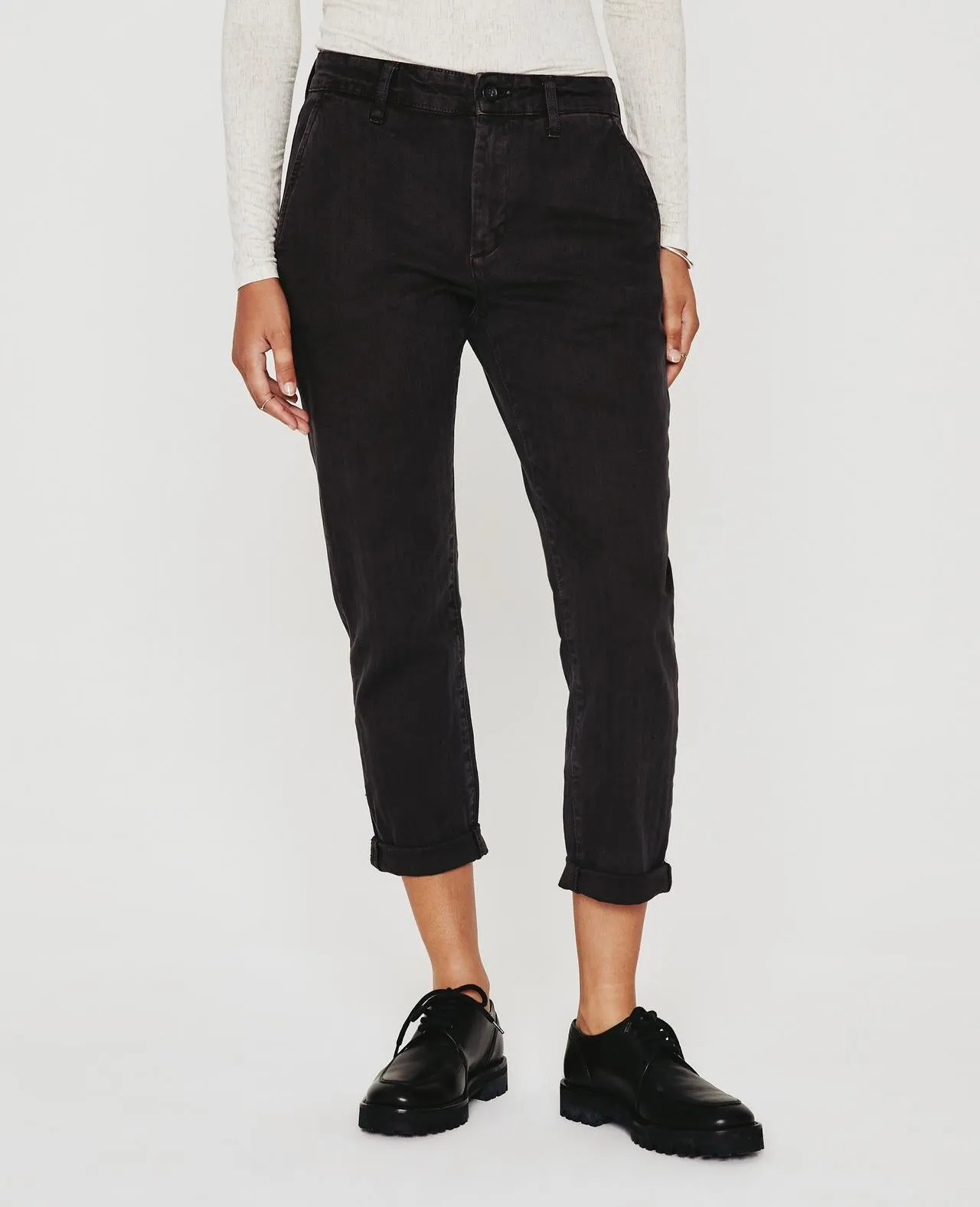 AG Caden Pant in Sulpher Black