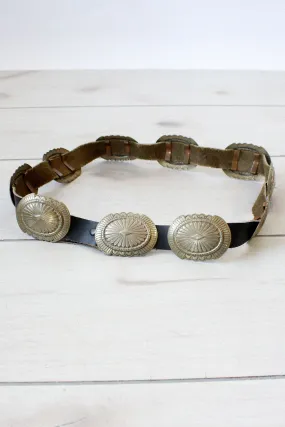 Aged Metal Conch Belt