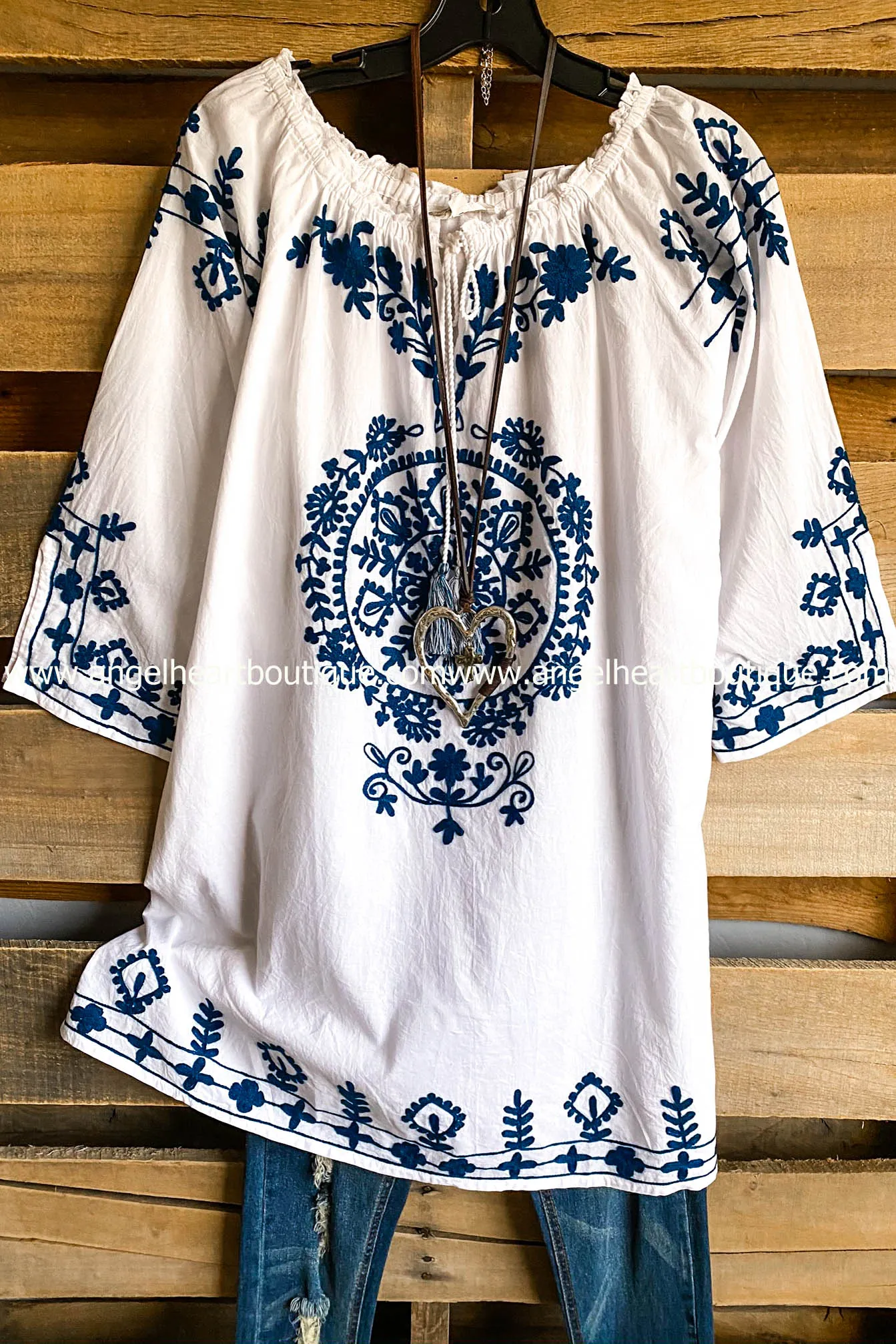 AHB EXCLUSIVE: Sun Up Forever Tunic - White