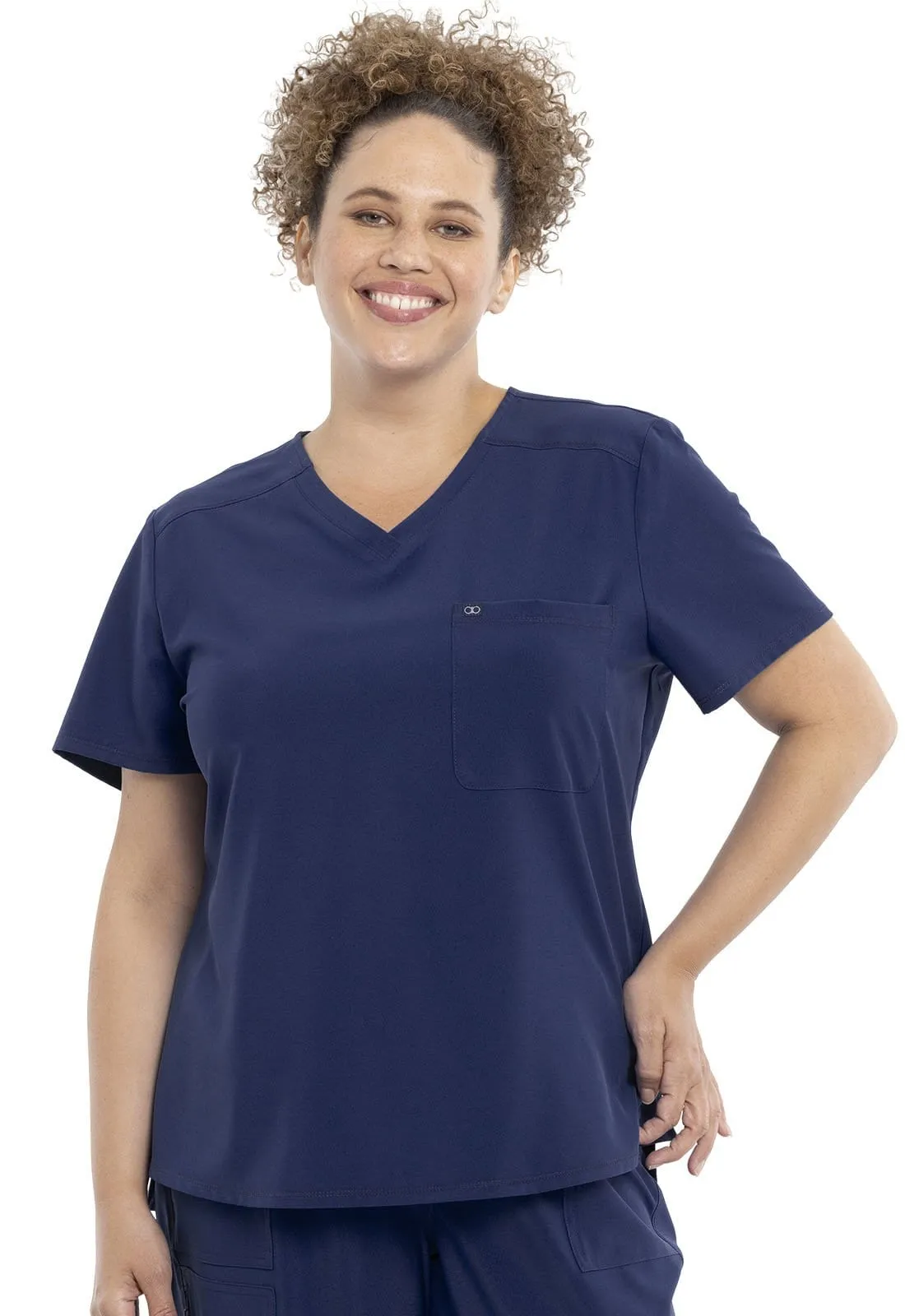 Allura  Tuckable V-Neck Scrub Top CKA690