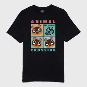 Animal Crossing - Tom Nook Timmy and Tommy Grid Tee