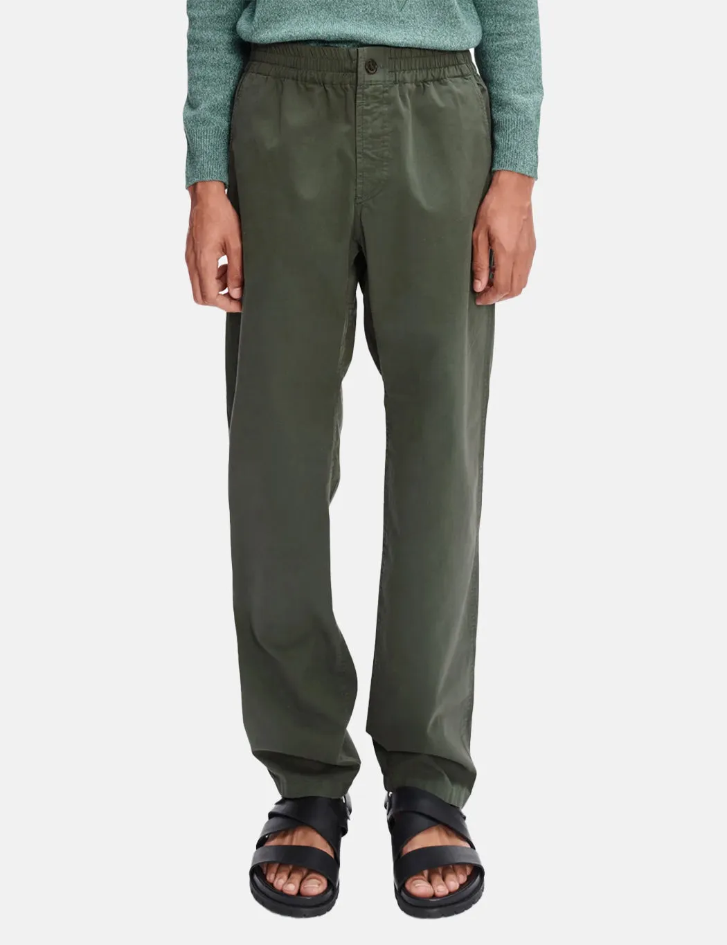 A.P.C. Chuck Trousers (Loose) - Khaki Green