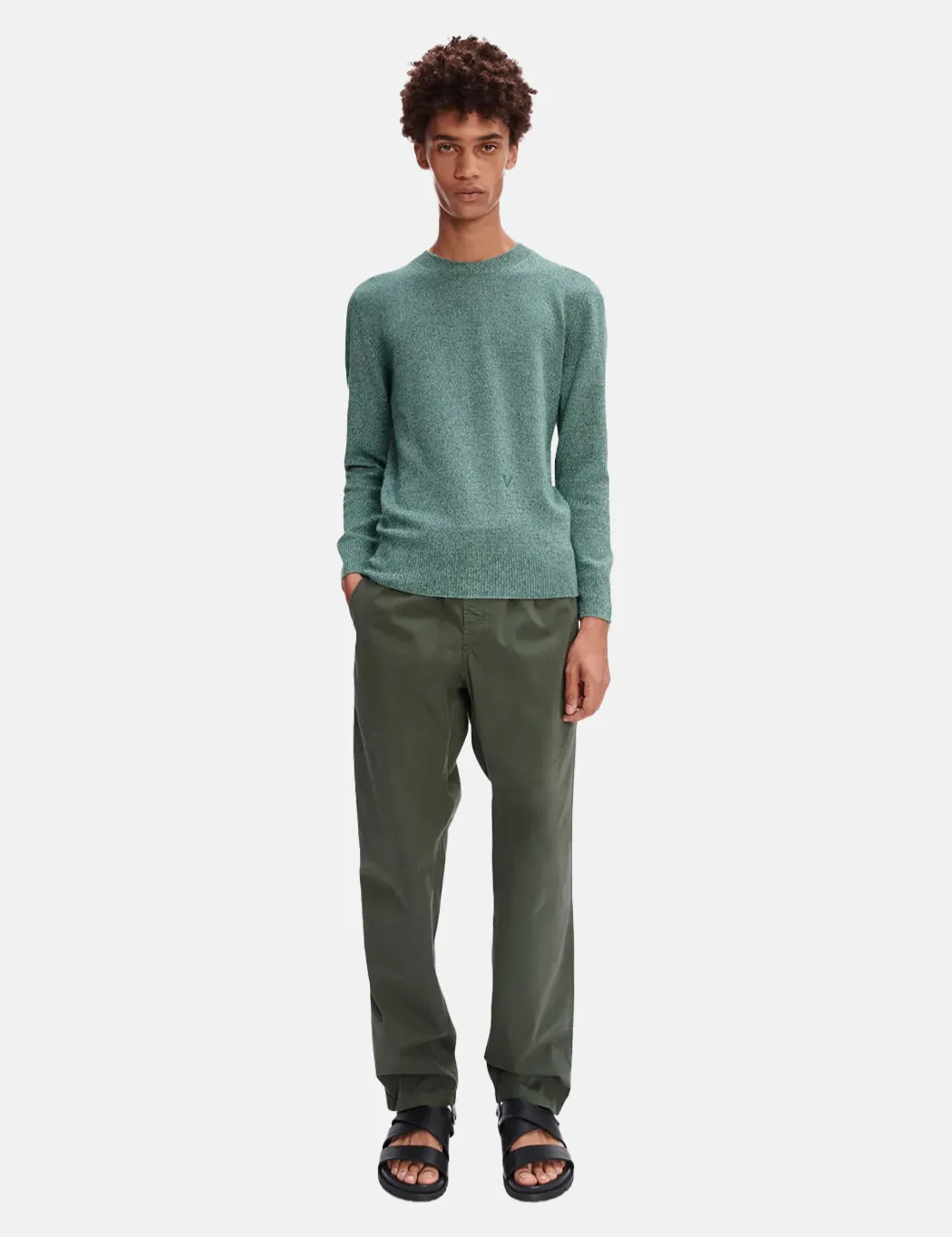 A.P.C. Chuck Trousers (Loose) - Khaki Green