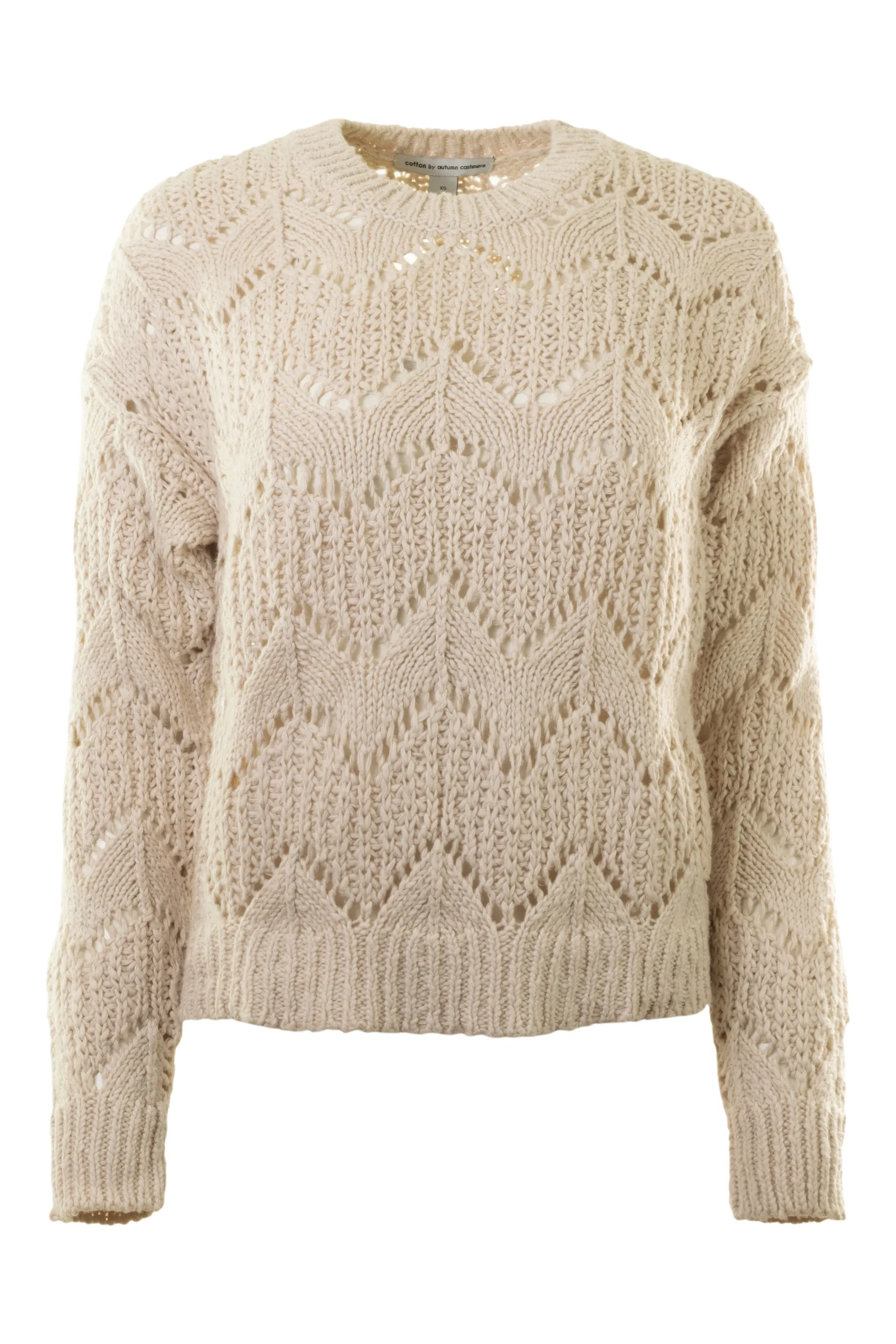 Autumn Cashmere Stitch Mix Crew Solid
 Sweater