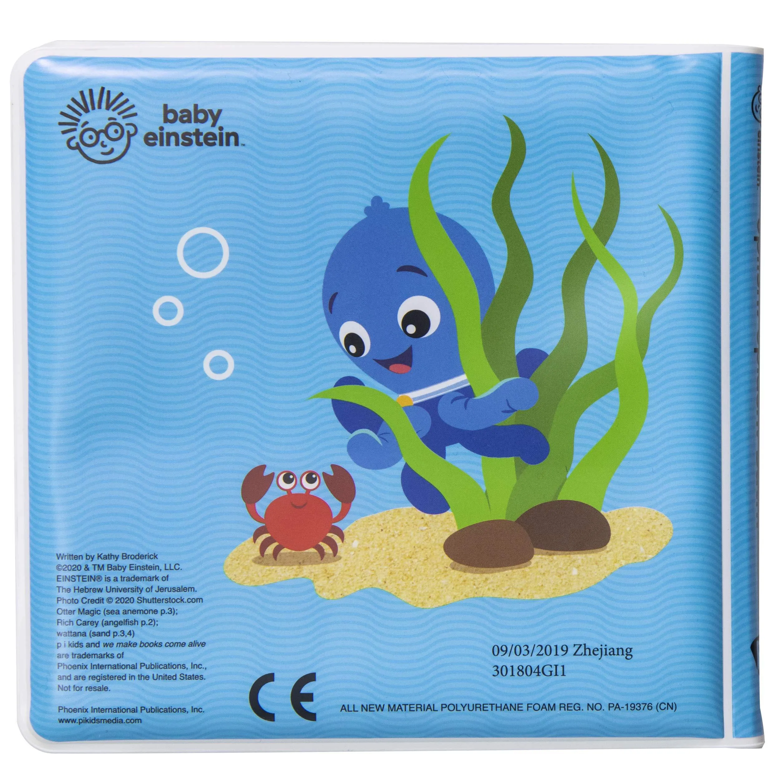 Baby Einstein - Splish! Splash! Bath! Waterproof Bath Book / Bath Toy