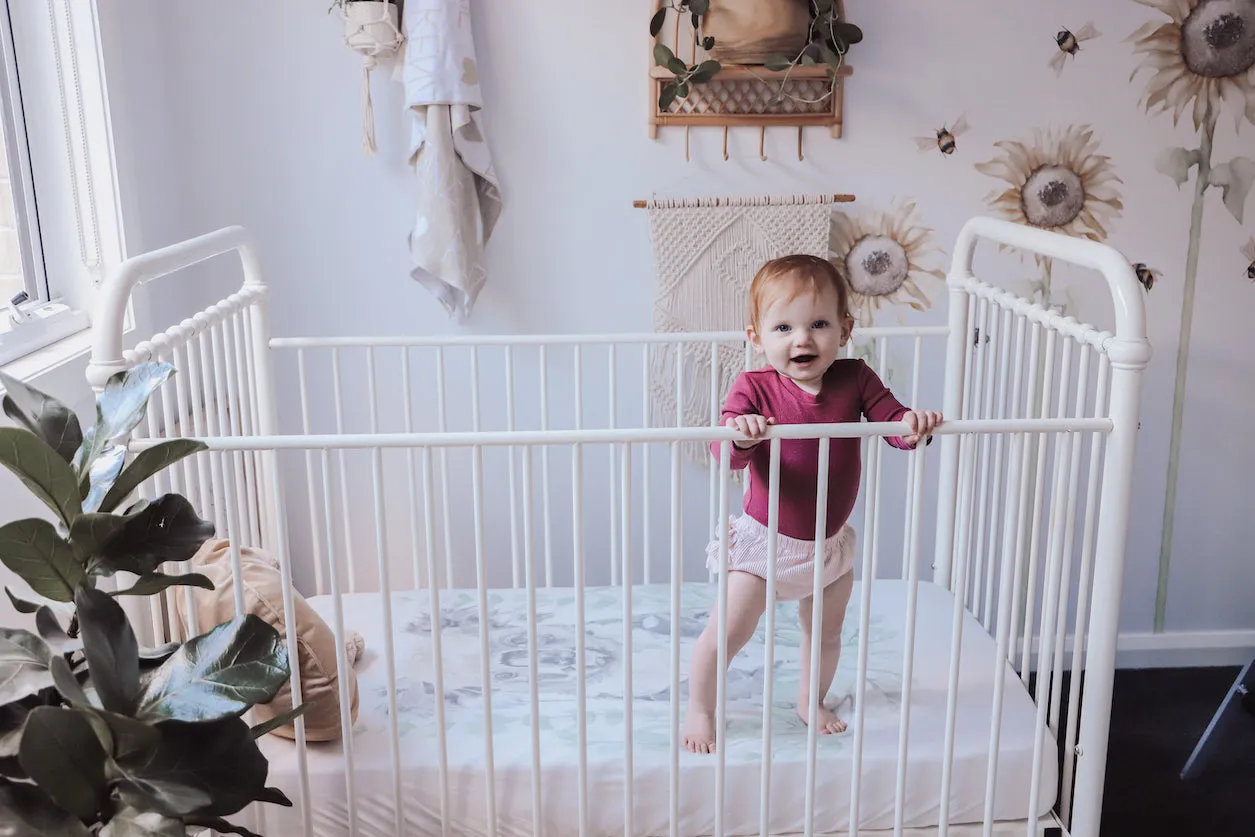 baby luno Bamboo Fitted Cot Sheet - Koala