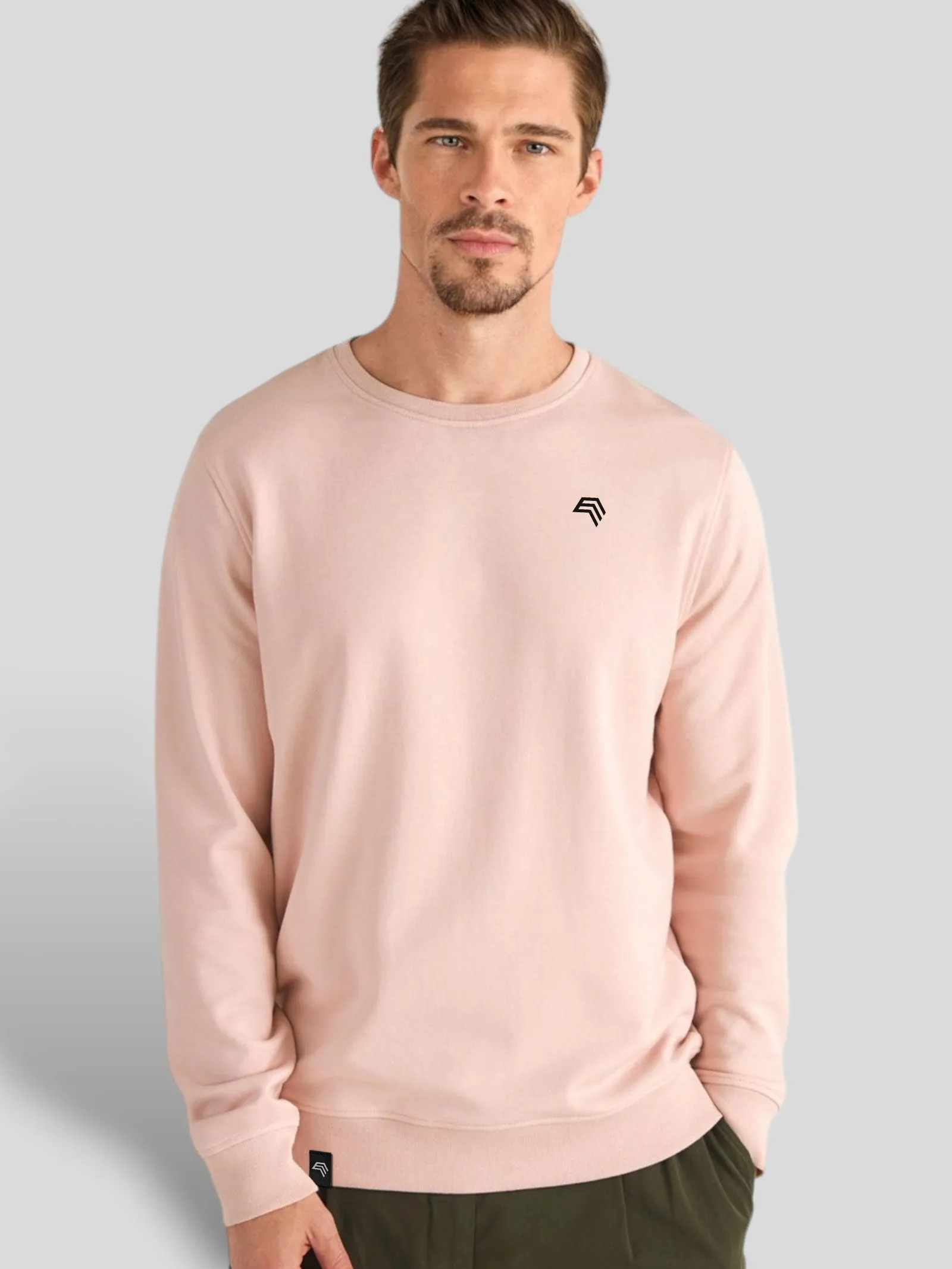 BAC U31B ― Weiches Unisex Bio-Baumwolle Sweatshirt - Soft Rose Pink