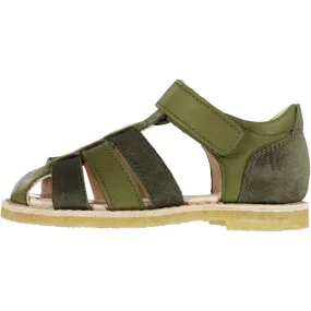 Bailey sandal suede stripes - olive