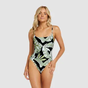 Baku Square Neck Tank One Piece - Canary Islands