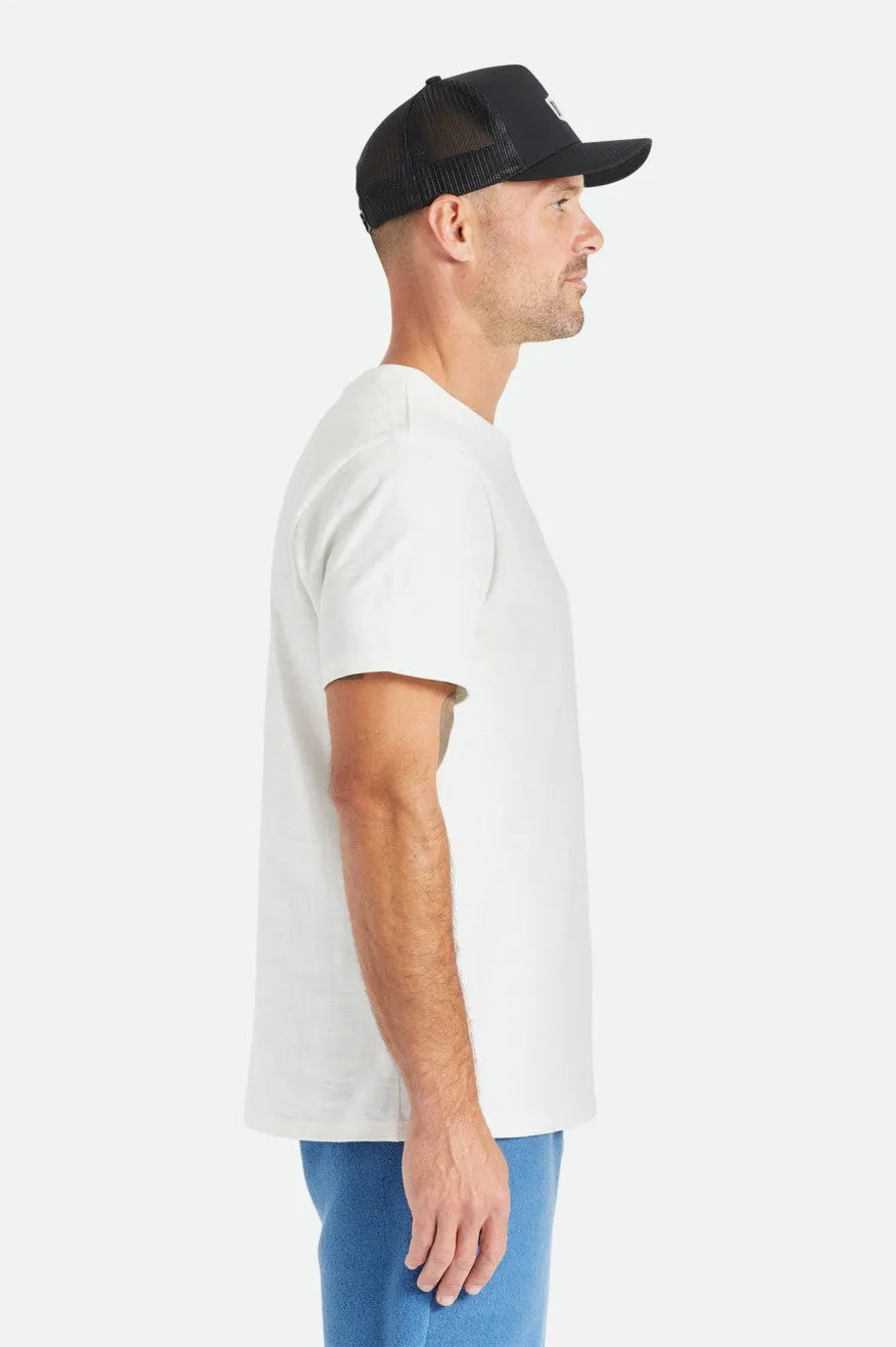 Basic Slub S/S Pocket Tee - Off White