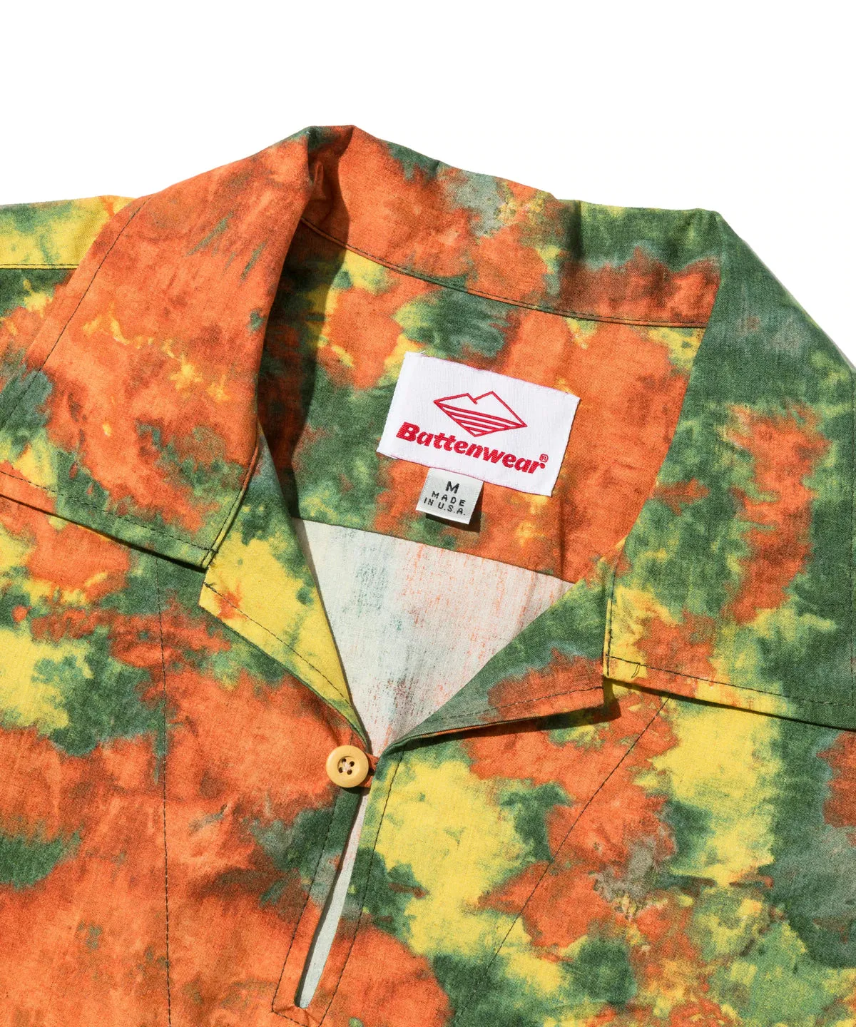 BATTENWEAR Topanga Pullover Shirt Orange Camo