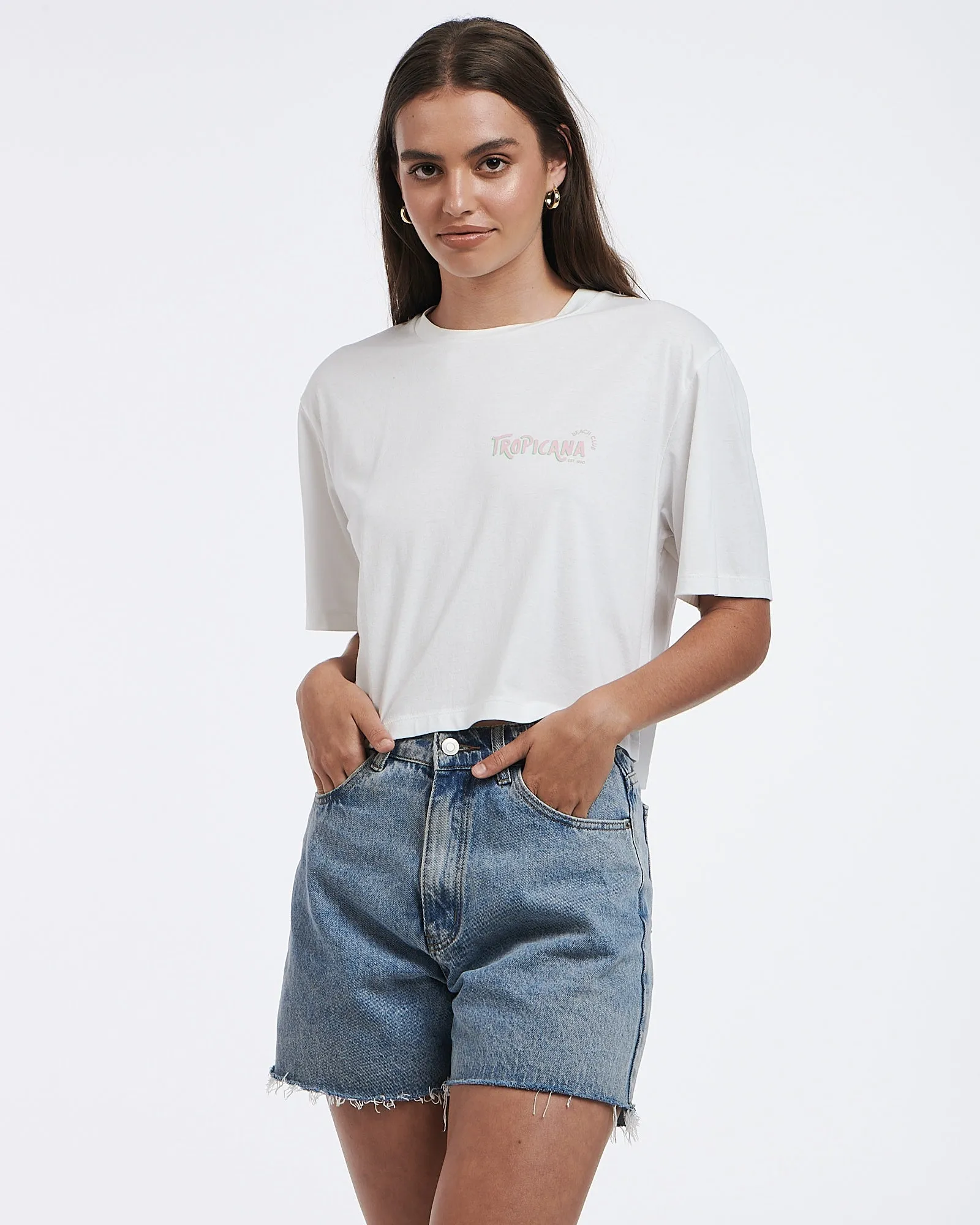 Beach Club Boxy Tee