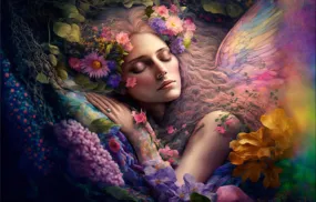 Bed of Flowers Jigsaw Puzzle