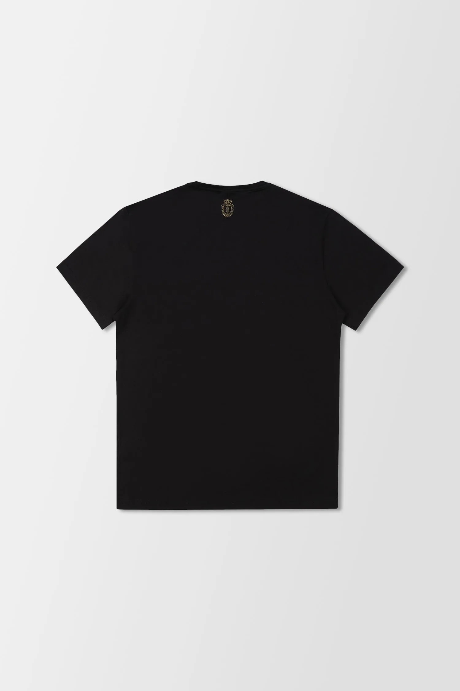 Billionaire Black/Gold SS Lion Round Neck T-Shirt