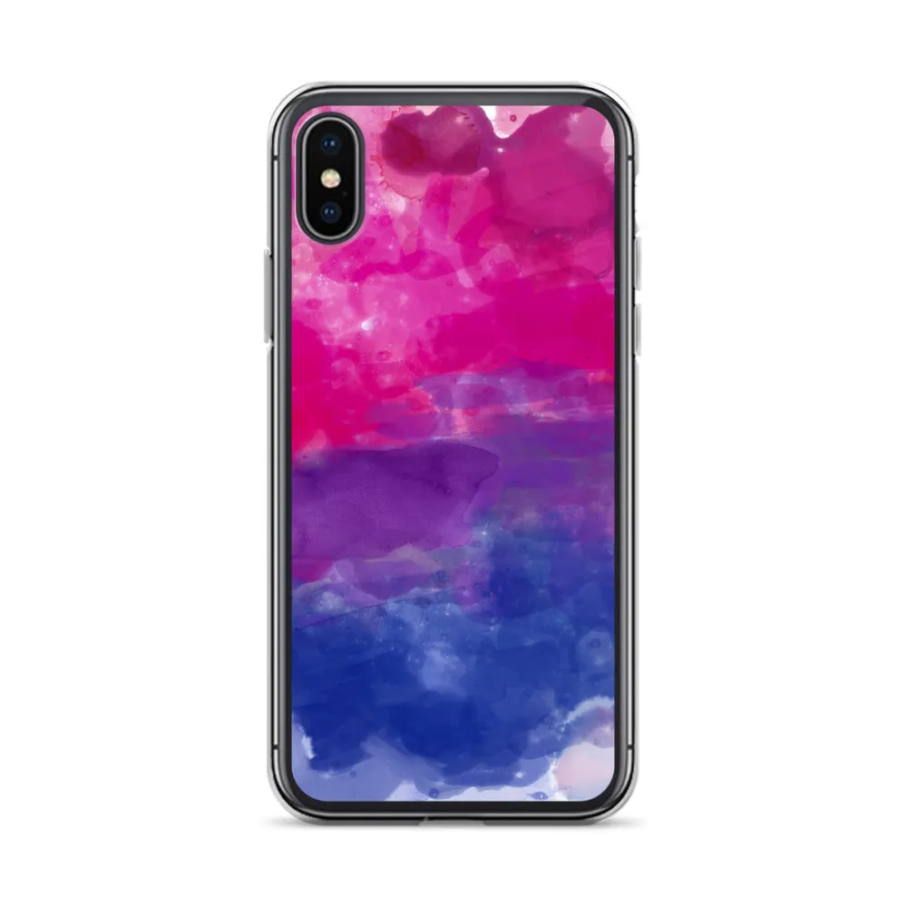 Bisexual Watercolour iPhone Case