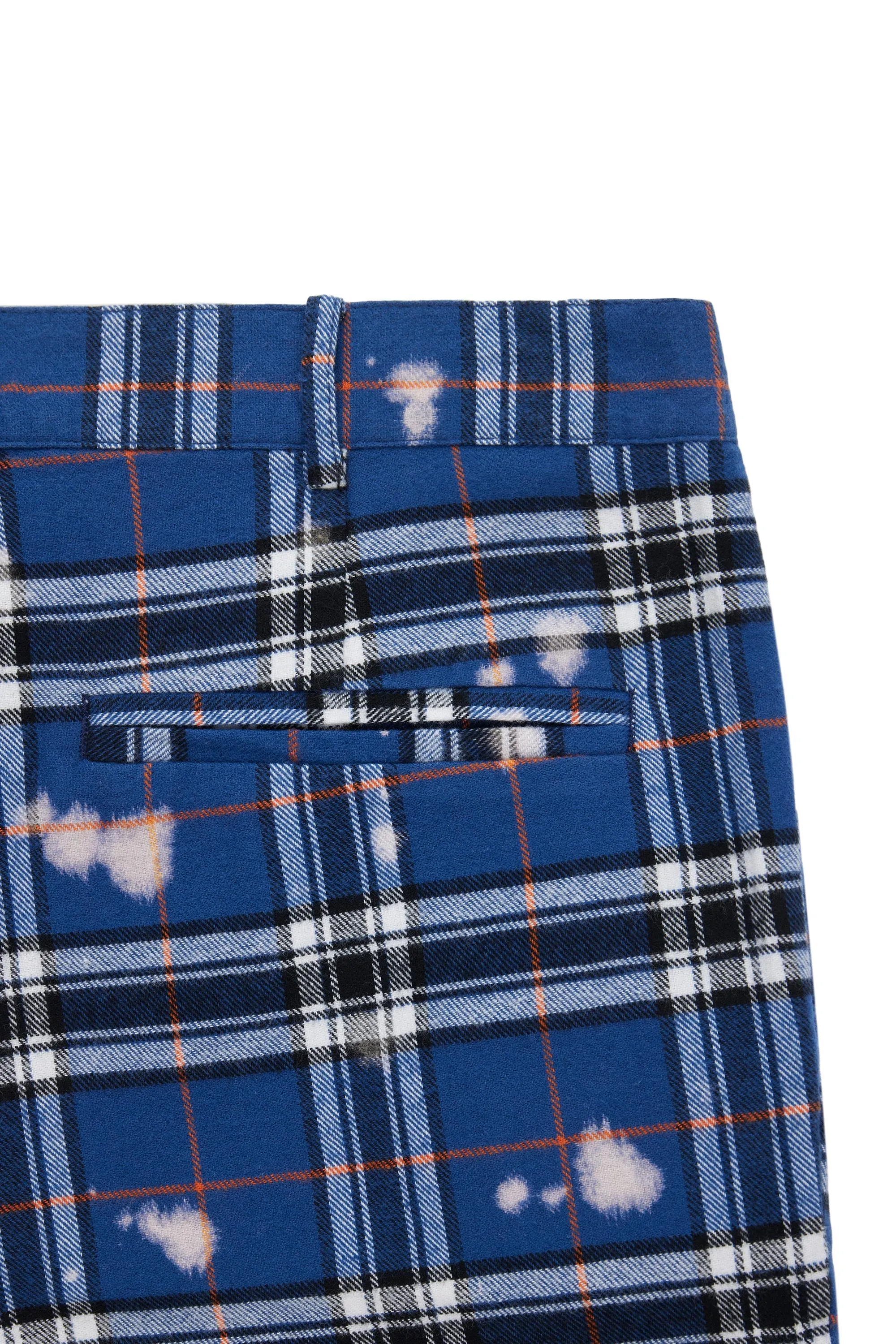 Bleached Flannel Shorts