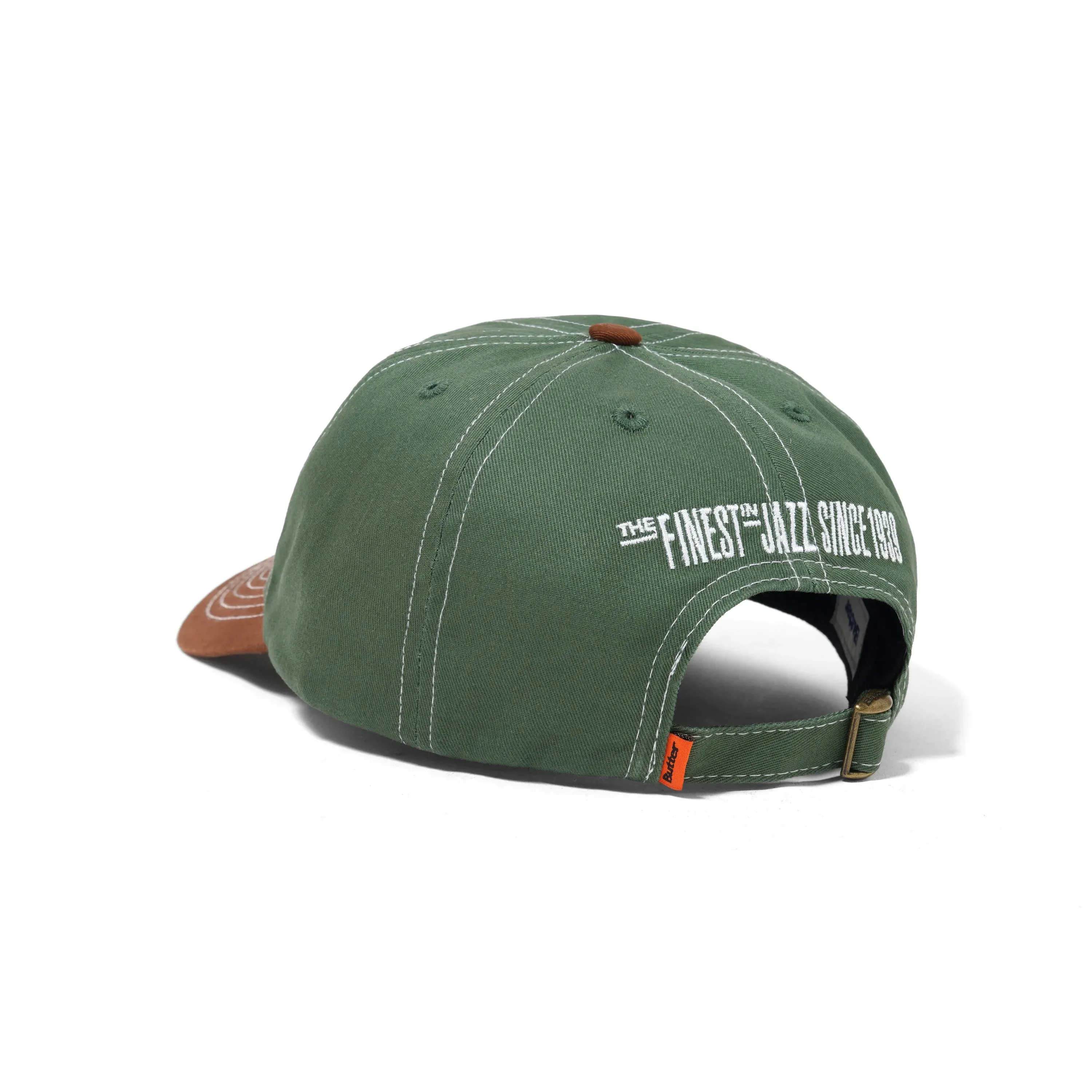 Blue Note 6 Panel Cap, Sage / Brown