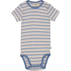 Body Plain SS - bluefin multi stripe