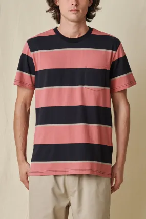 Bootleg Dreams Stripe Tee - Smoke