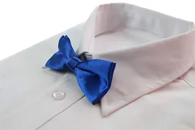 Boys Blue Plain Bow Tie