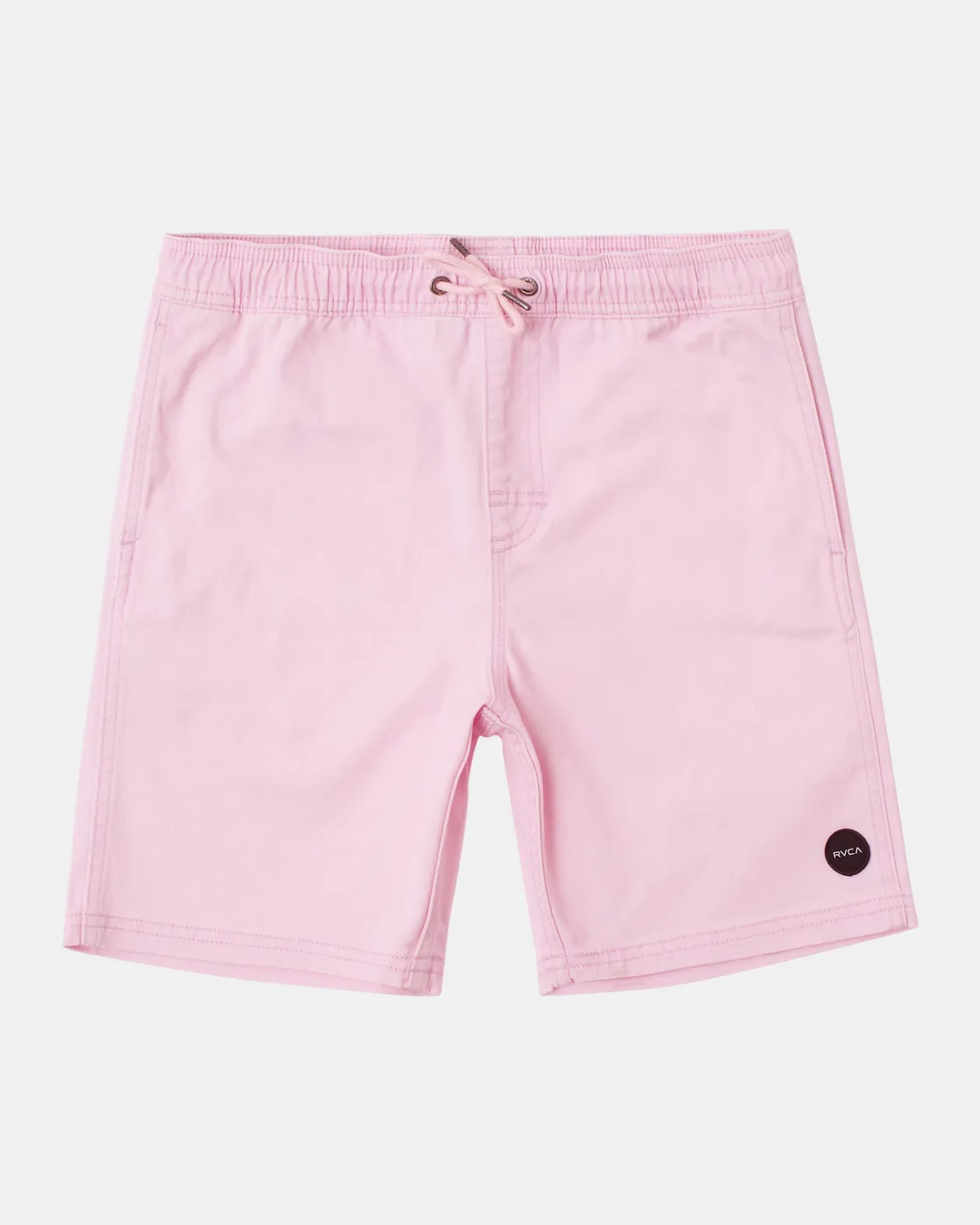 Boys Escape Solid Elastic Walkshorts 17" - Light Pink