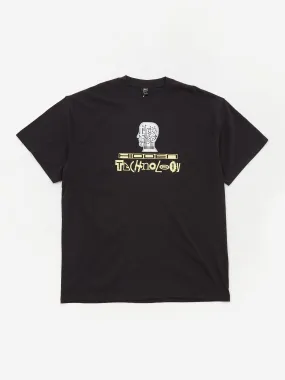 Brain Dead Hidden Tech T-Shirt - Black