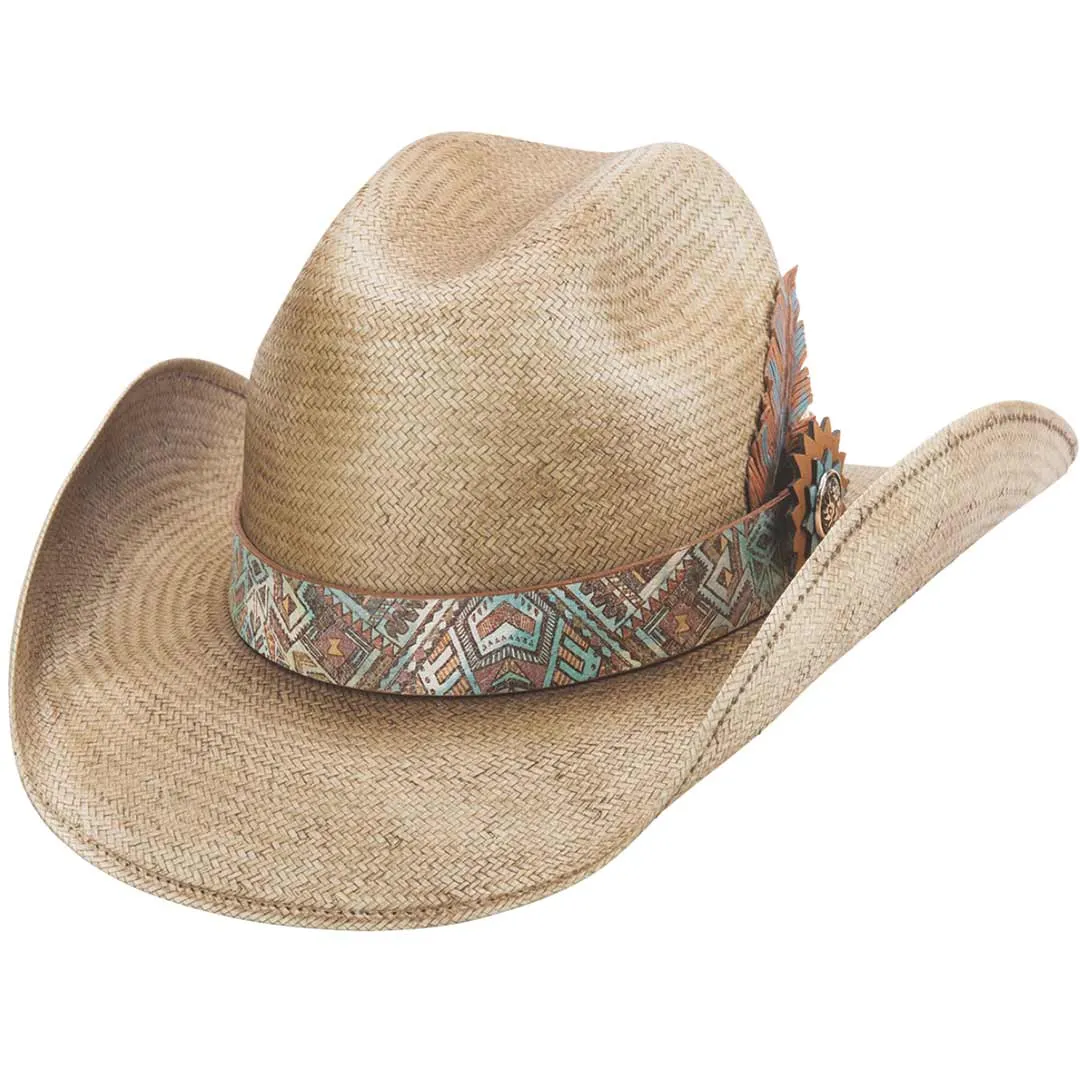 Bullhide Hats Women's South West Love Straw Cowboy Hat