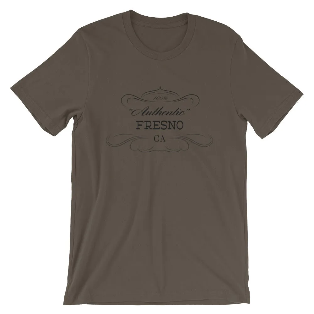 California - Fresno CA - Short-Sleeve Unisex T-Shirt - "Authentic"