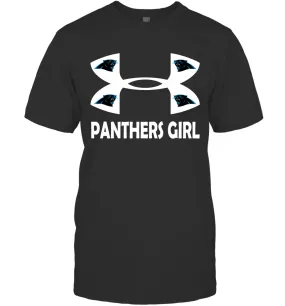 Carolina Panthers Girl Under Armour Football T-Shirt