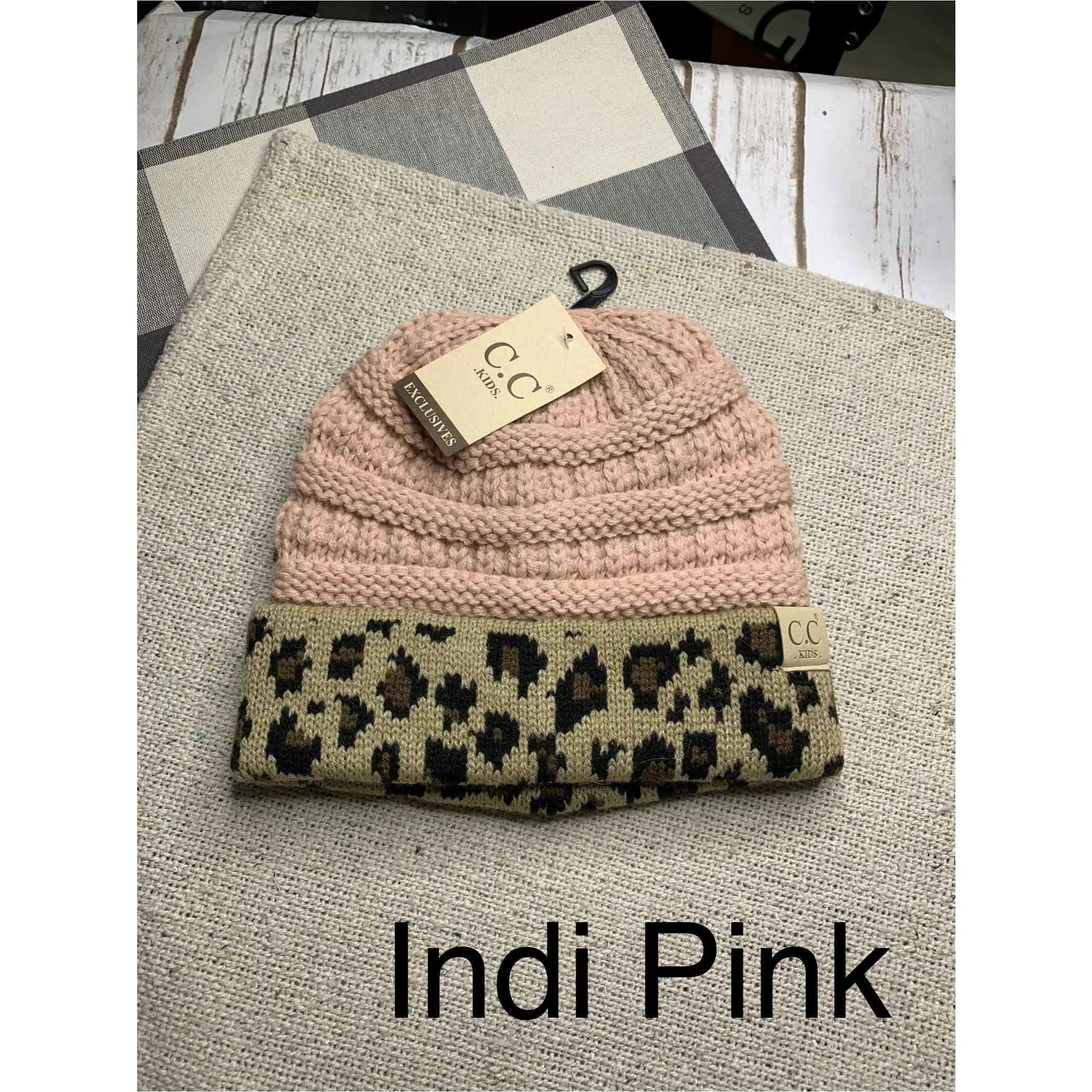 C.C Beanie Leopard Cuff {LITTLE MISS}