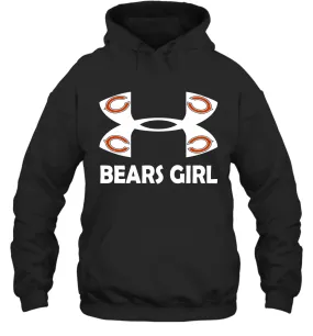 Chicago Bears Girl Under Armour Football Hoodies