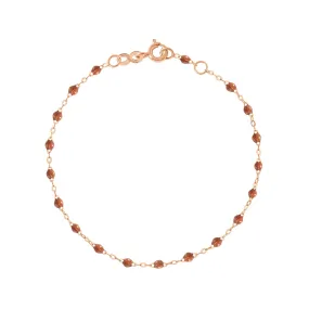 Classic Gigi Fauve bracelet, Rose Gold, 6.7"