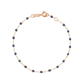 Classic Gigi Midnight bracelet, Rose Gold, 6.7"