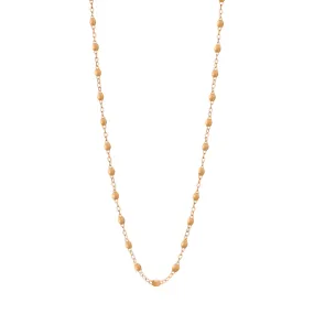 Classic Gigi Nude necklace, Rose Gold, 17.7"