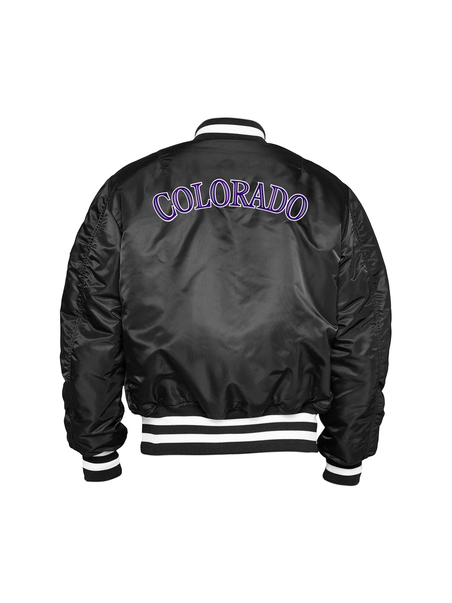 COLORADO ROCKIES X ALPHA X NEW ERA MA-1 BOMBER JACKET