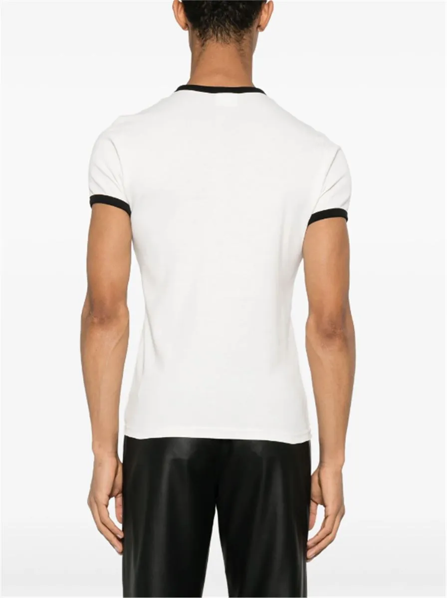 CONTRAST COTTON T-SHIRT